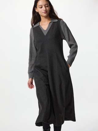 ブラッシュドジャージーワンピース