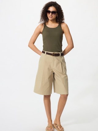 ジャージータックハーフパンツ