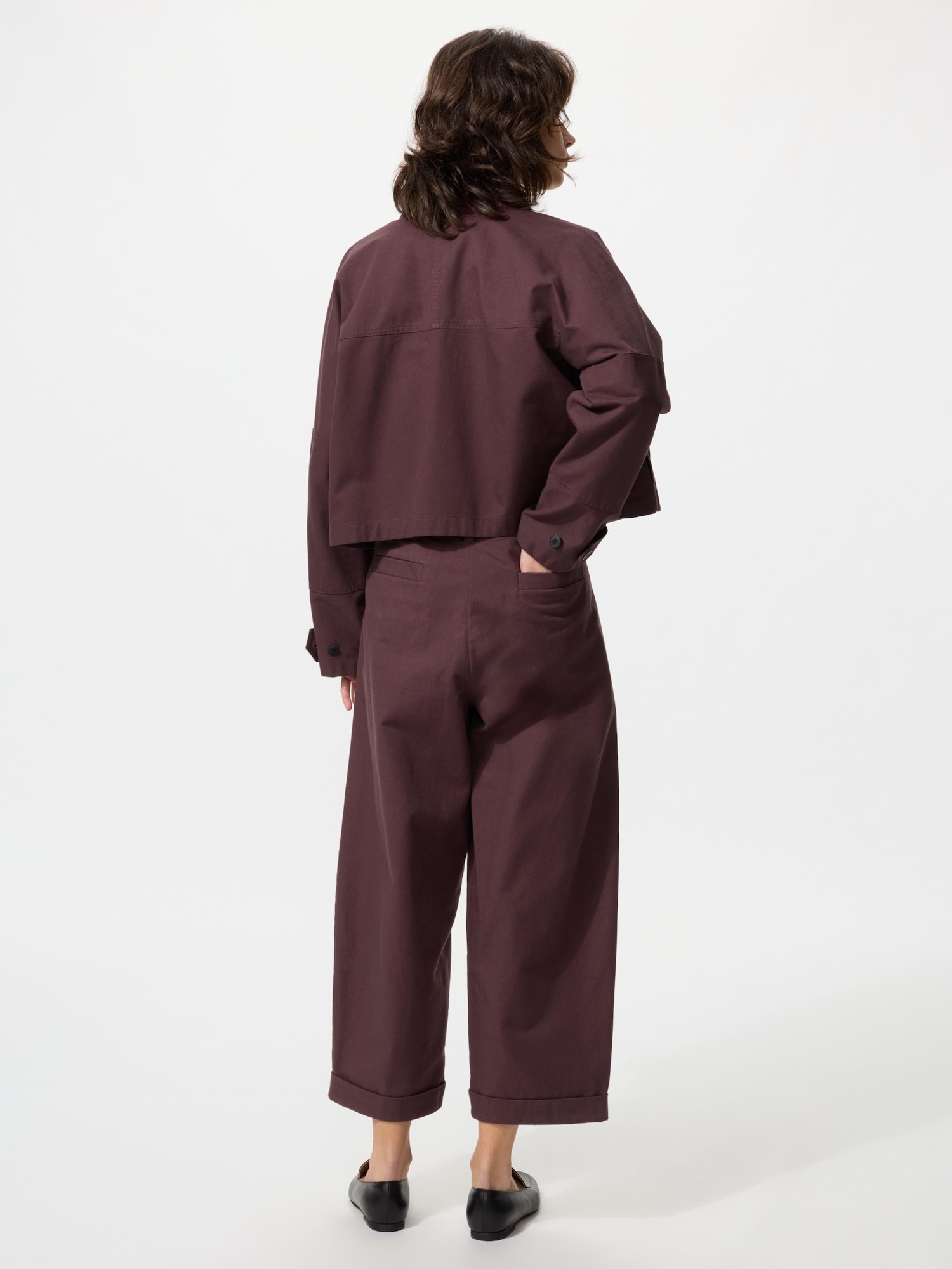 コットンバギーパンツ