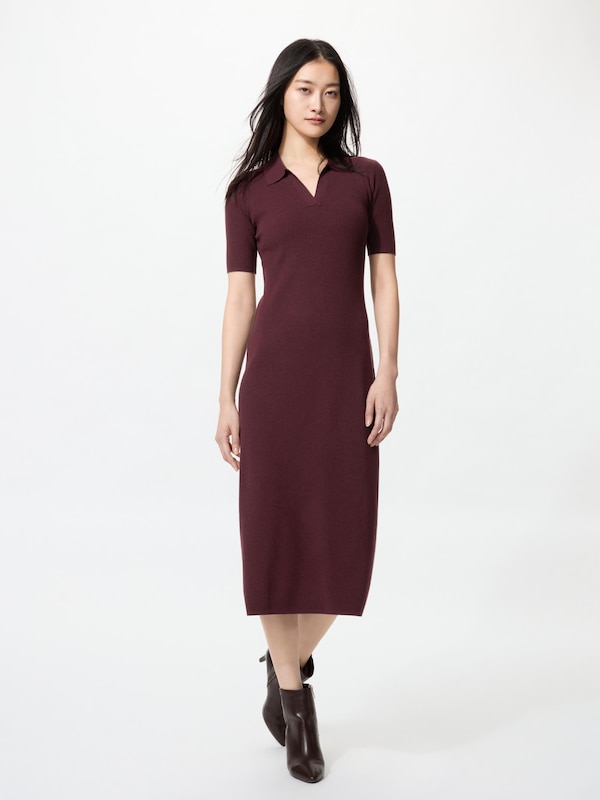 ウォッシャブルスキッパーポロワンピース