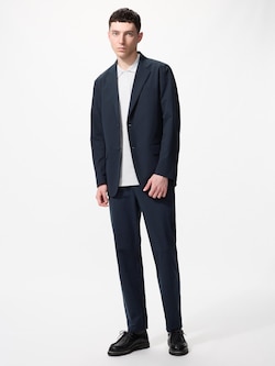 ウルトラストレッチアクティブテーパードパンツ丈長め