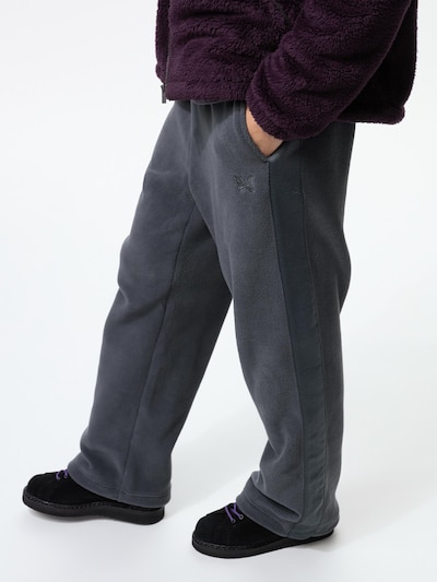 フリースワイドパンツ/丈長め