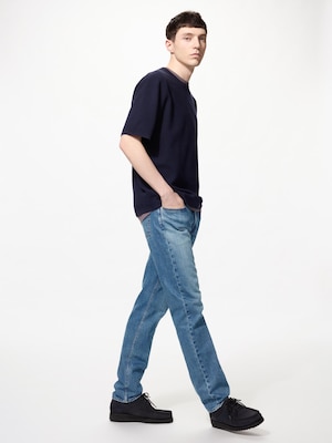 スリムストレートジーンズ/丈長め