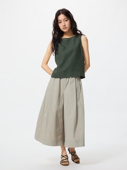 ナイロンキュロット/丈短め