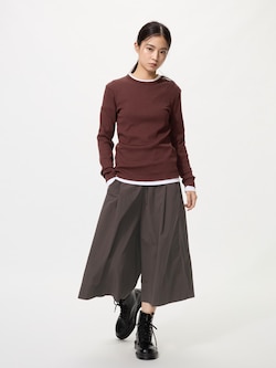 ナイロンキュロット/丈短め