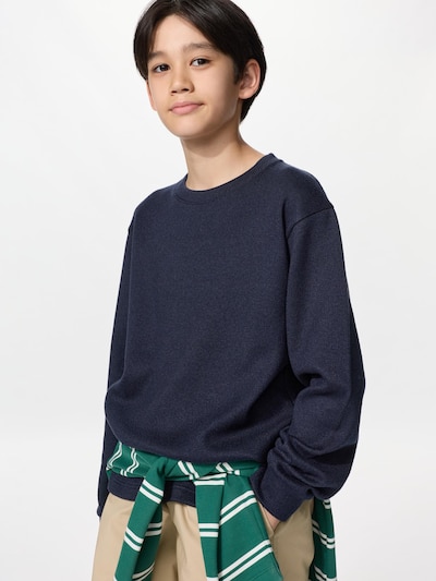 ソフトニットフリースクルーネックTシャツ 9