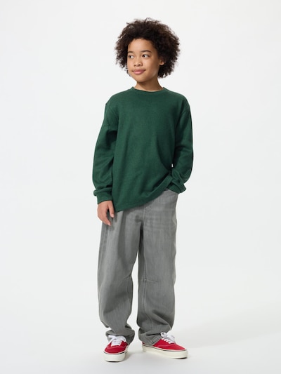 ソフトニットフリースクルーネックTシャツ 2