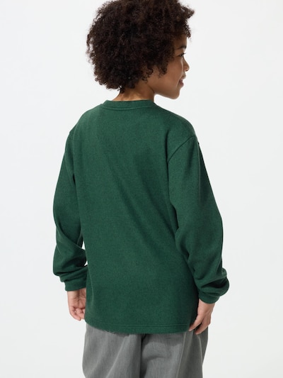 ソフトニットフリースクルーネックTシャツ 3