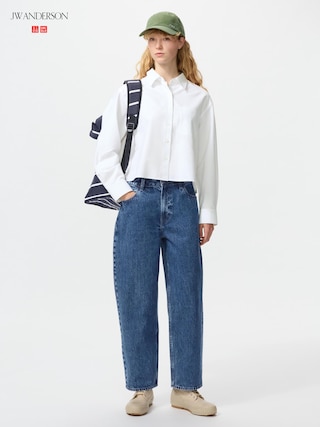 バギージーンズ/丈短め