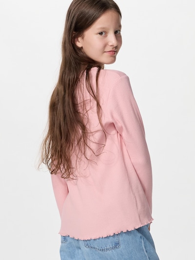 GIRLS リブクルーネックTシャツ 3