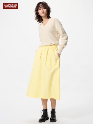 コットンロングスカート