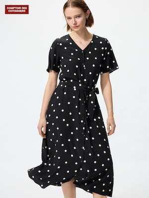 レーヨンロングワンピース