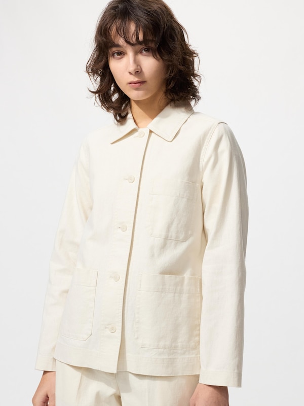 リネンコットンジャケット