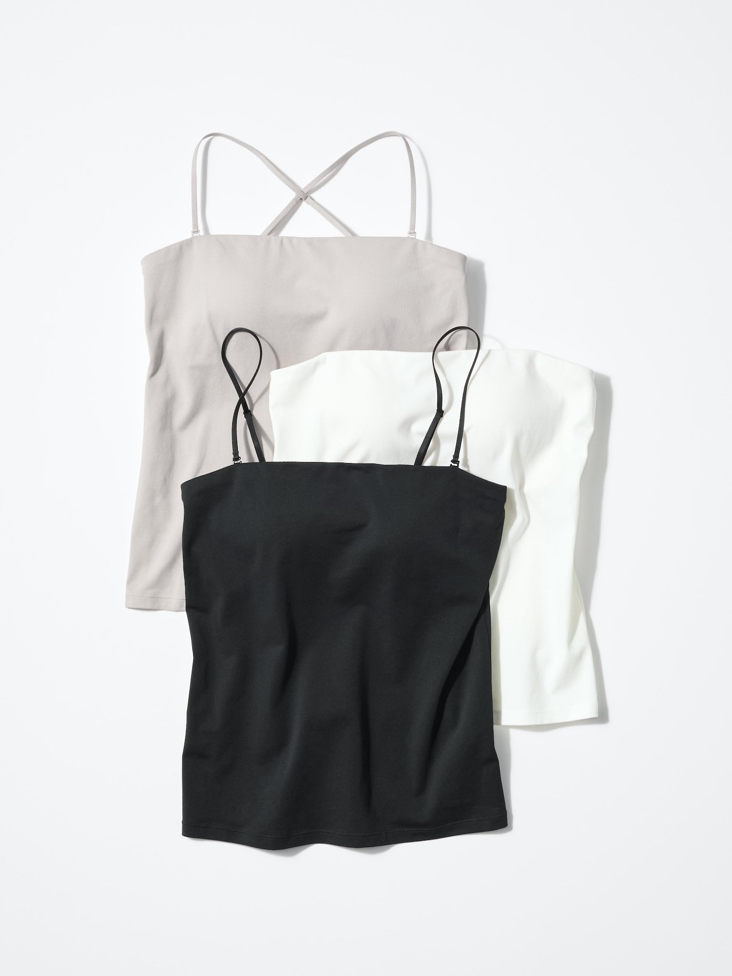 【Sサイズ4色セット】 UNIQLO エアリズムコットンブラチューブトップ ユニクロ公式 | エアリズムコットンブラチューブトップ(レディース)