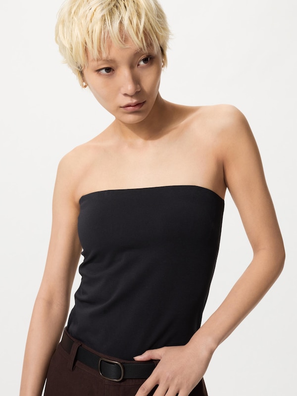 エアリズムコットンブラチューブトップ