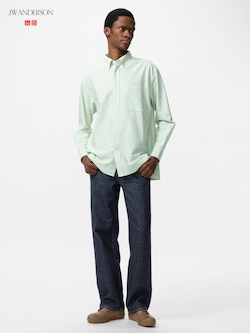 ストレートジーンズ/丈長め