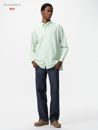 ストレートジーンズ/丈長め