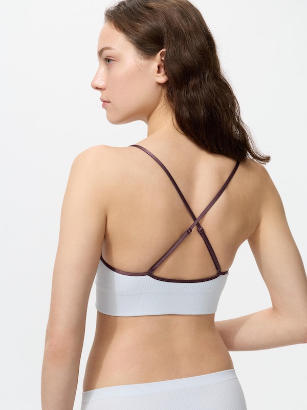 ワイヤレスブラ/プランジネック