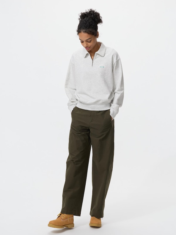 POP MART ハーフジップスウェットシャツ