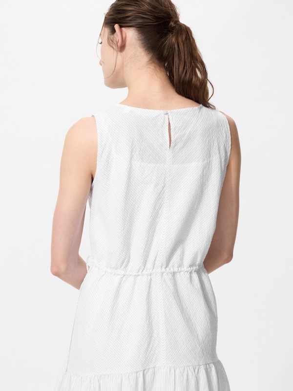 リネンブレンドティアードワ  ンピース/ノースリーブ