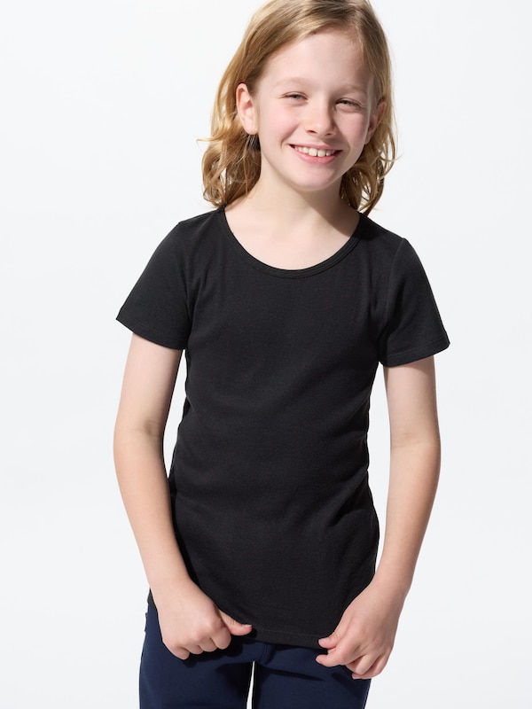 コットンインナーUネック/2枚組