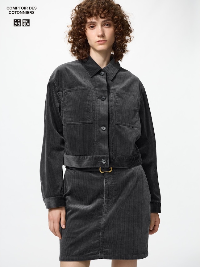 燈芯絨短版外套(UNIQLO and COMPTOIR DES COTONNIERS)