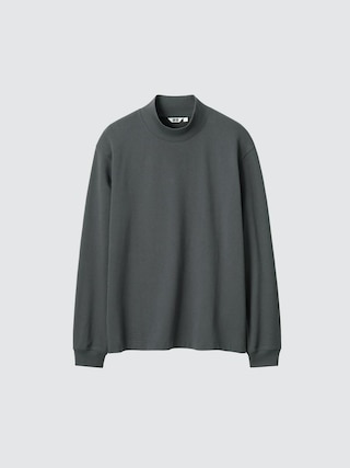 モックネックTシャツ