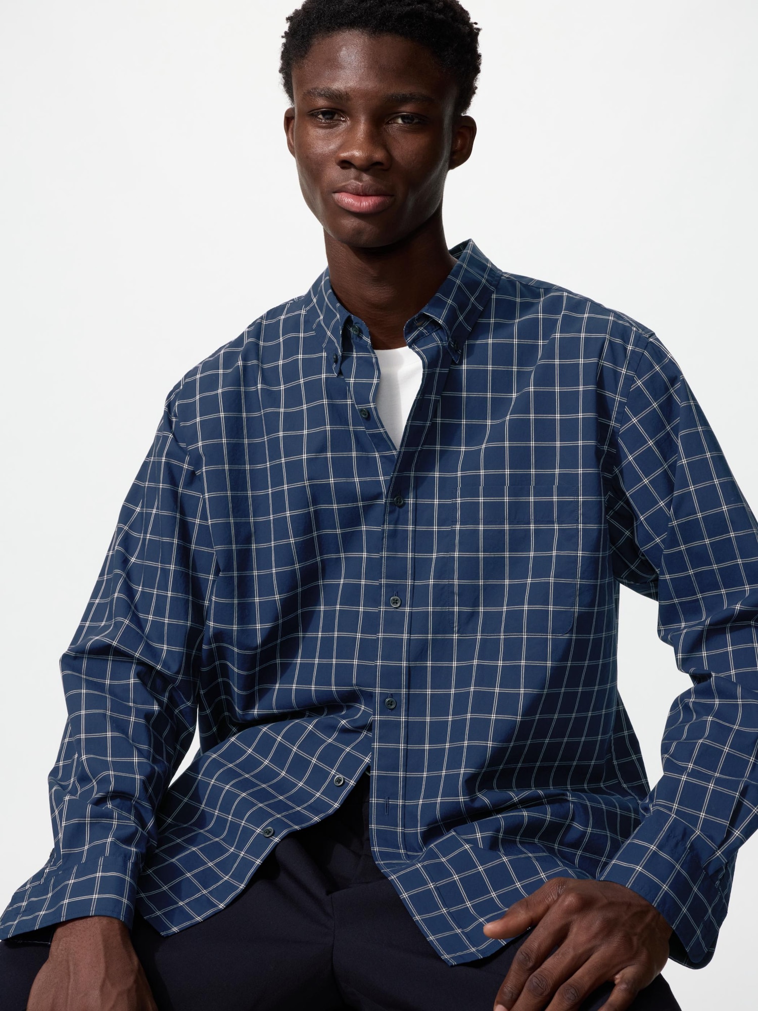 シャツ ネイビー ビジネスの関連商品 | ユニクロ