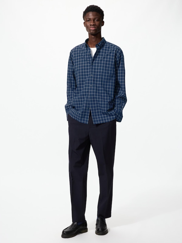 ブロードシャツ/チェック/ボタンダウン