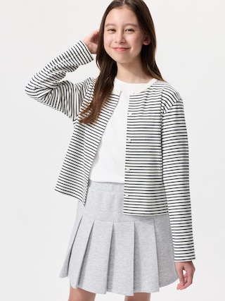 GIRLS ソフトリブカーディガン