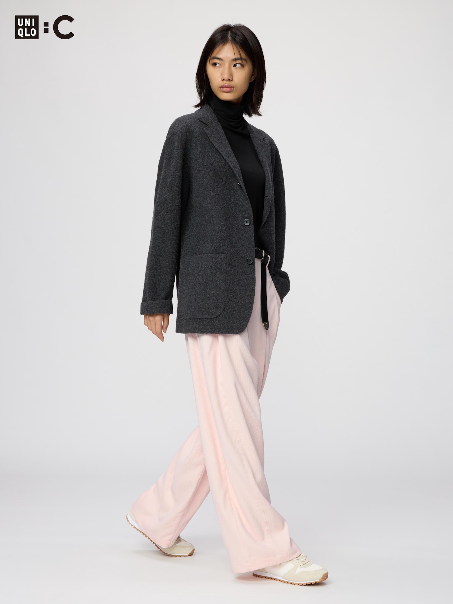 コーデュロイボリュームパンツ/丈長め