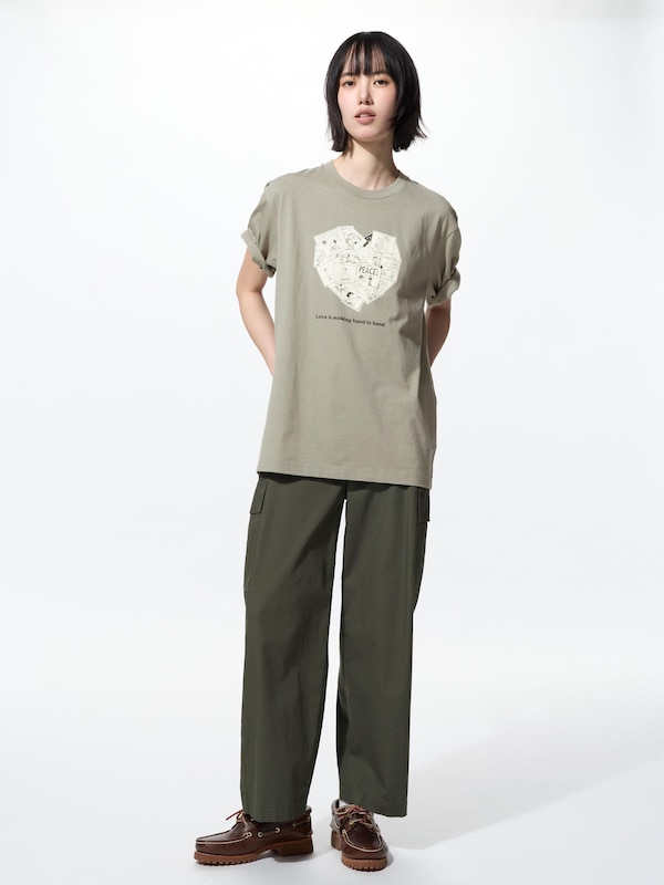PEACE FOR ALL Tシャツ/ピーナッツ