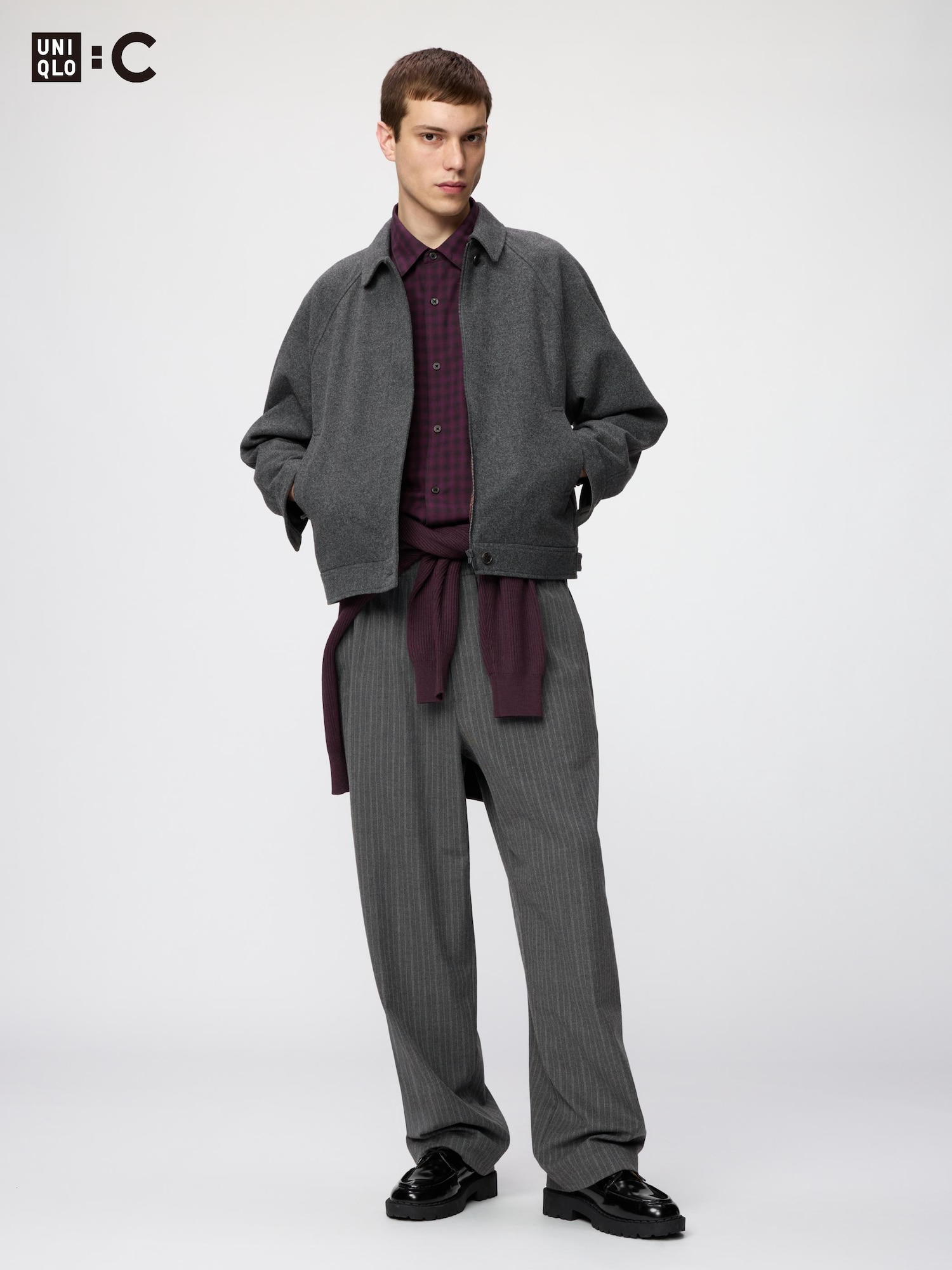 ウールブレンドハリントンジャケット | Buy from Uniqlo Japan | JSM Japan