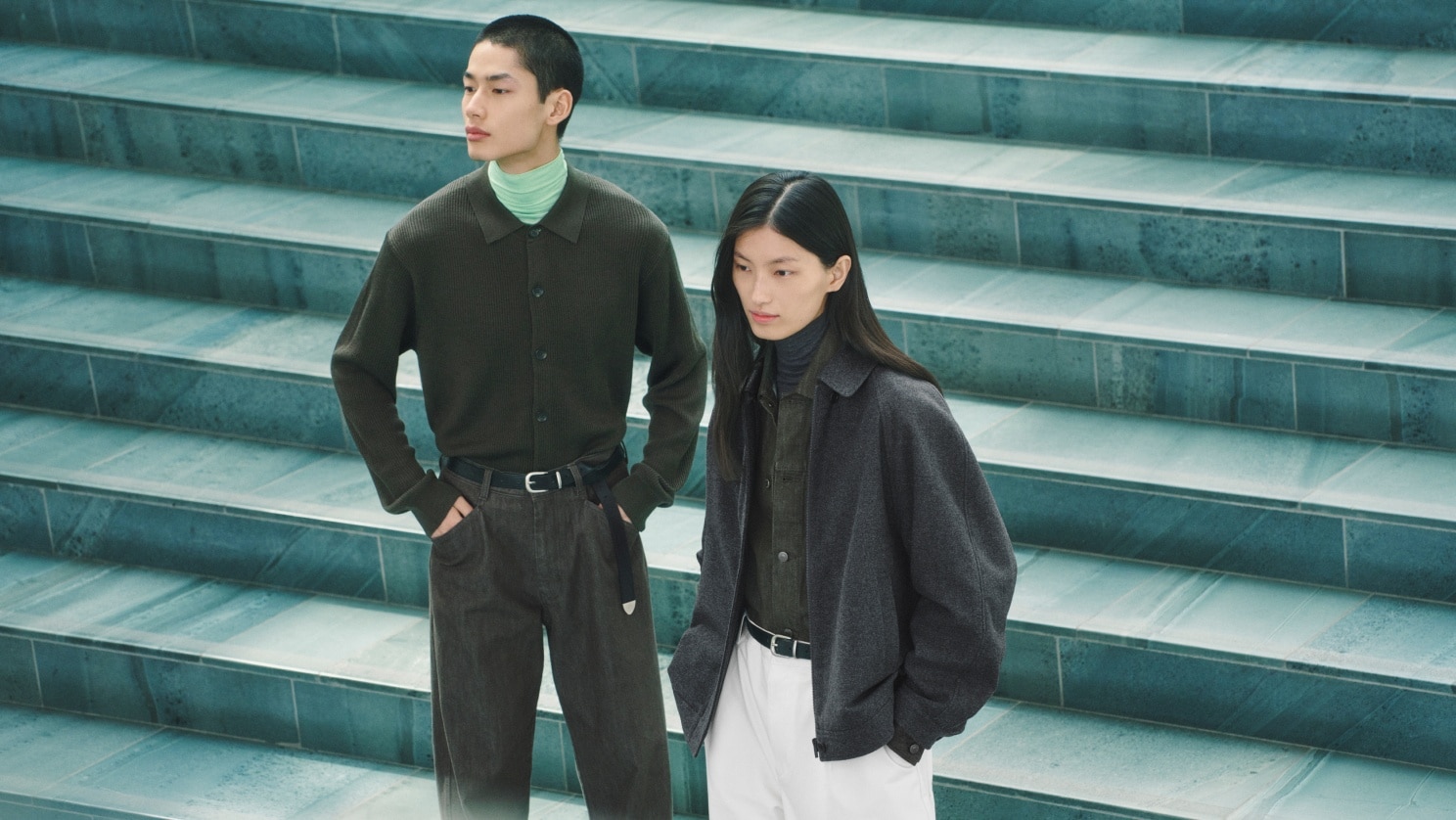 models wearing UNIQLO : C autumn/winter 2026 collection