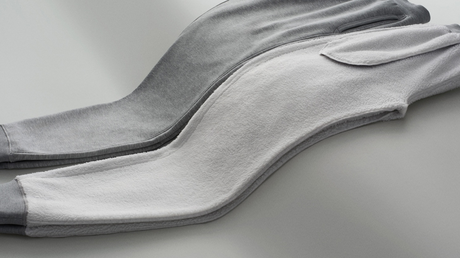 Warm Pile Lined Sweat Pants