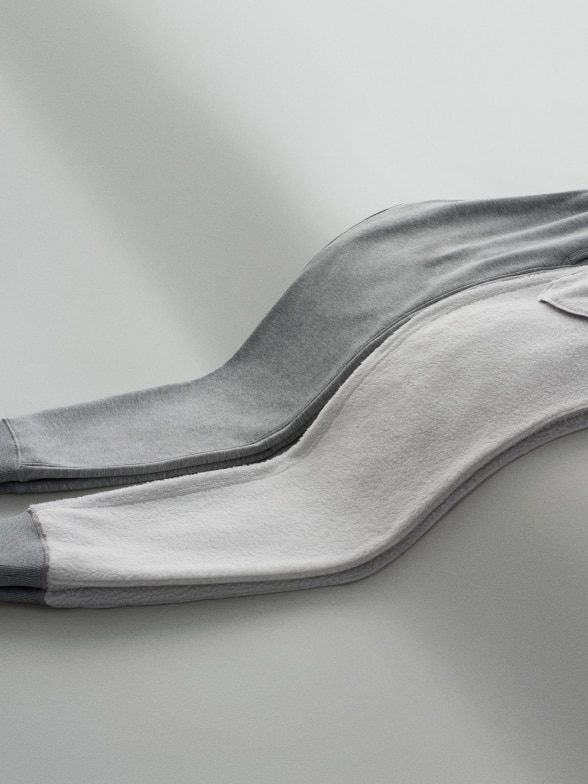 Warm Pile Lined Sweat Pants