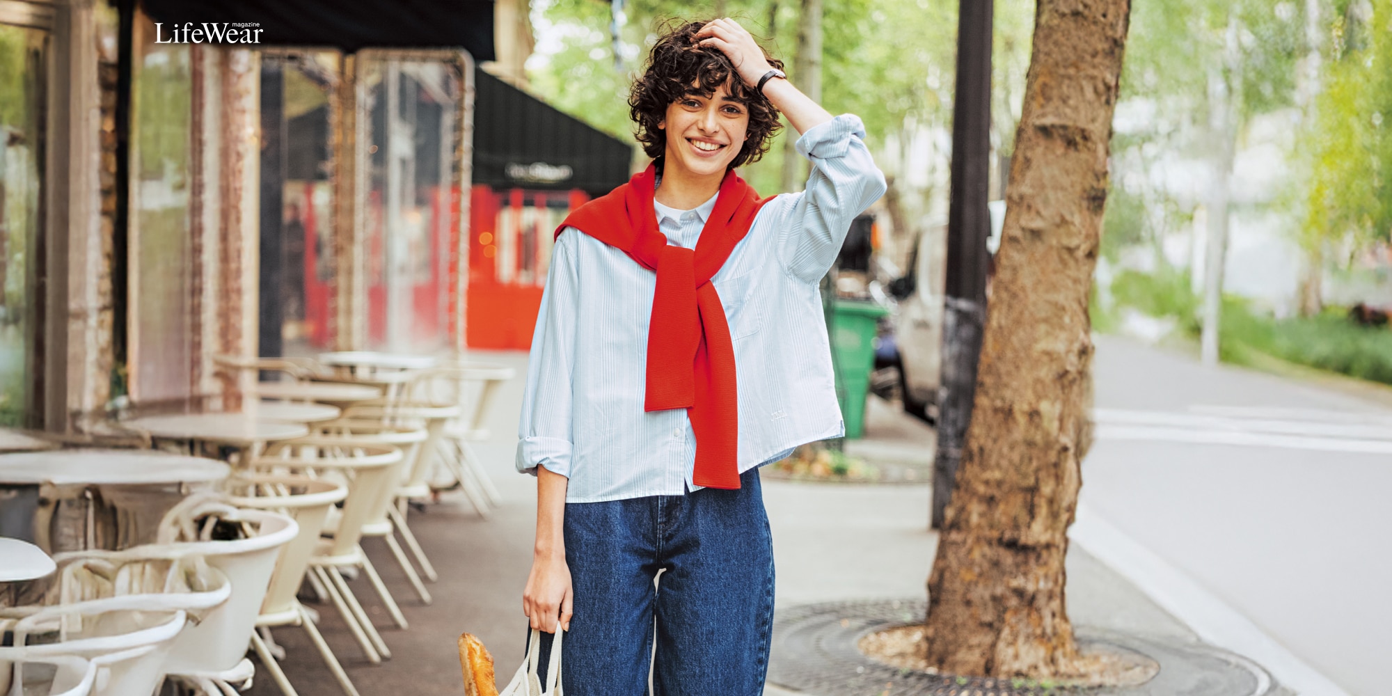 シャツ・ブラウス：一枚でも、羽織りでも。