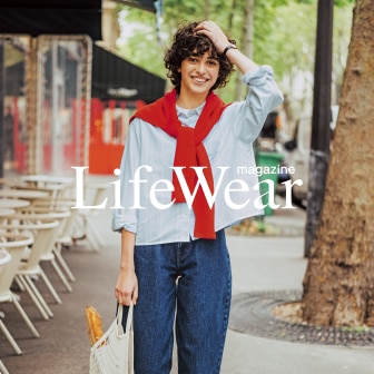 Gabriella Macquart draagt de Lente/Zomer 2026 collectie van UNIQLO