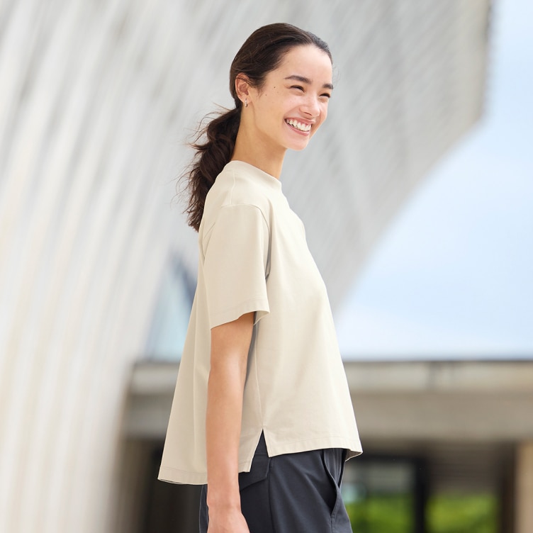 ユニクロ　コラボ商品　レディース　カットソー UNIQLO公式 | レディースのTシャツ・カットソー (半袖・5分袖)