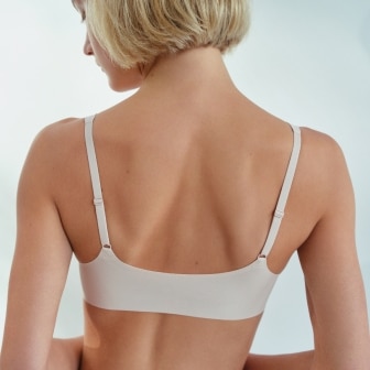 Seamless construction feels smooth on skin and comfortable fit with no back hooks.