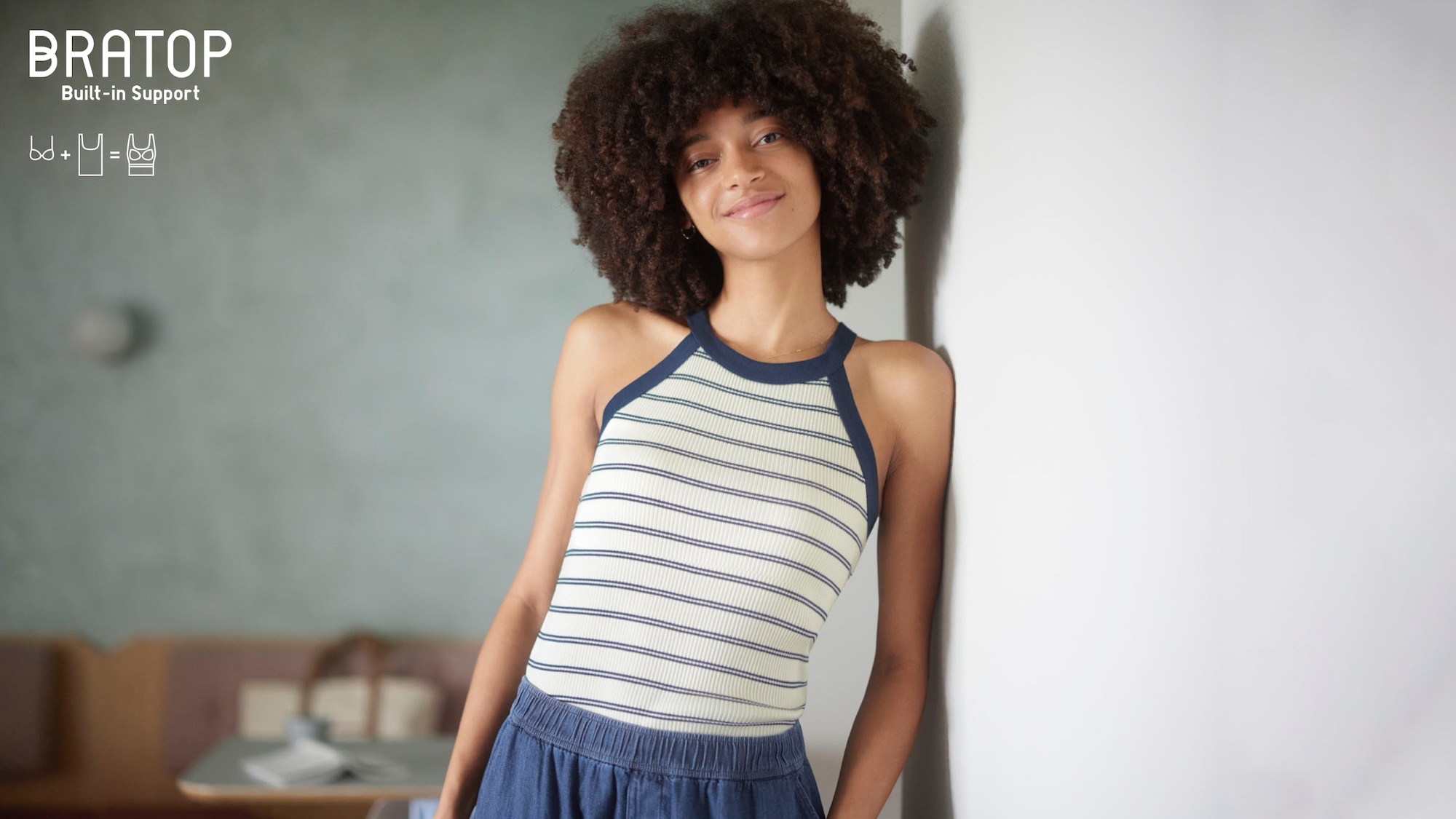 Halter Neck Tops With Built In Bra