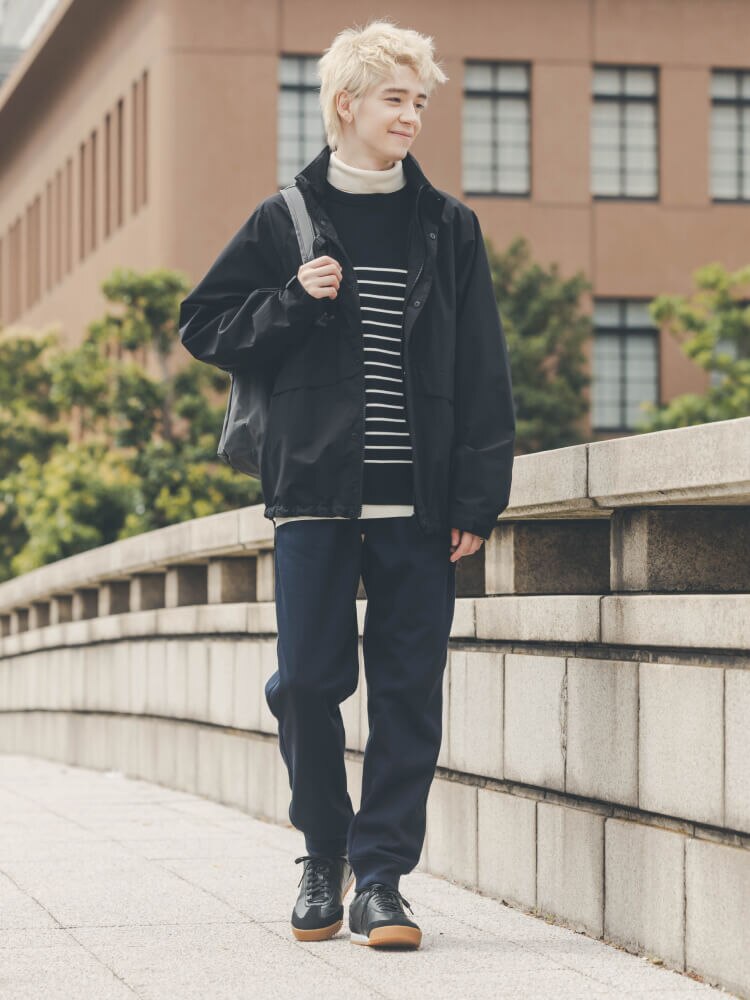 秋冬 コーデ メンズ でっかい 服 シンプル ファッション オシャレ 大人 