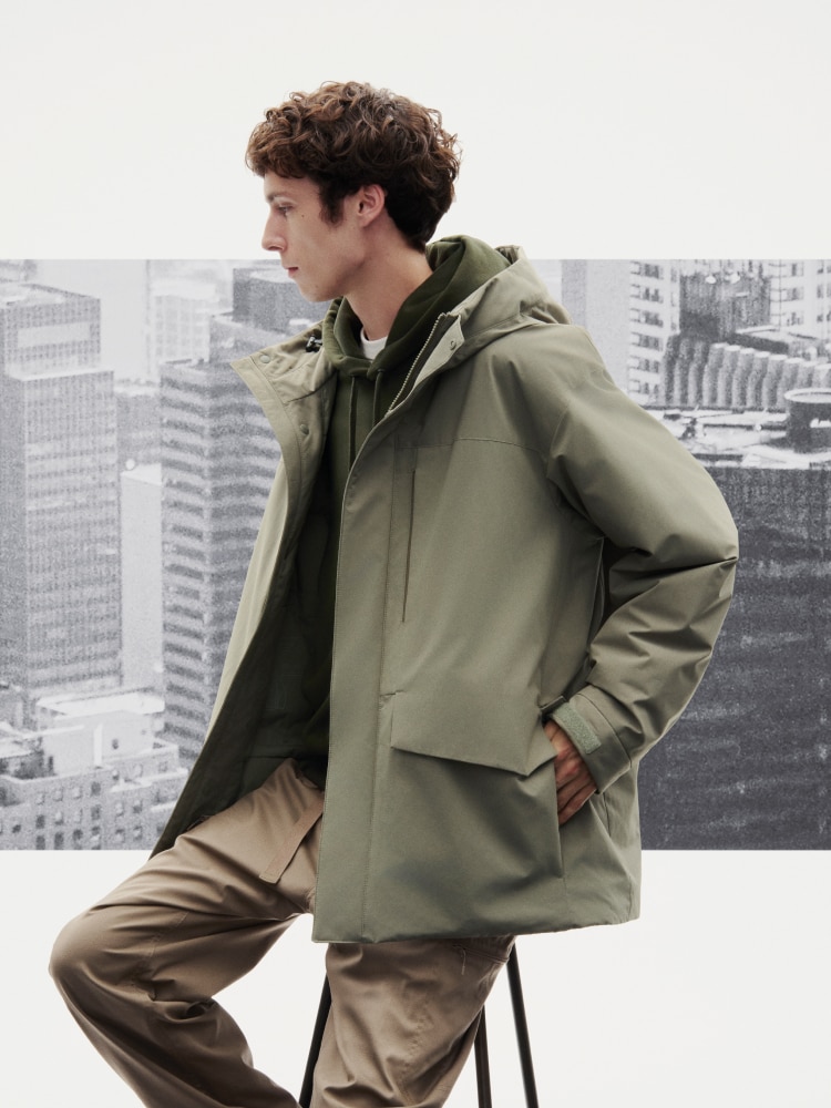 Men s Down Coats Parkas UNIQLO AT