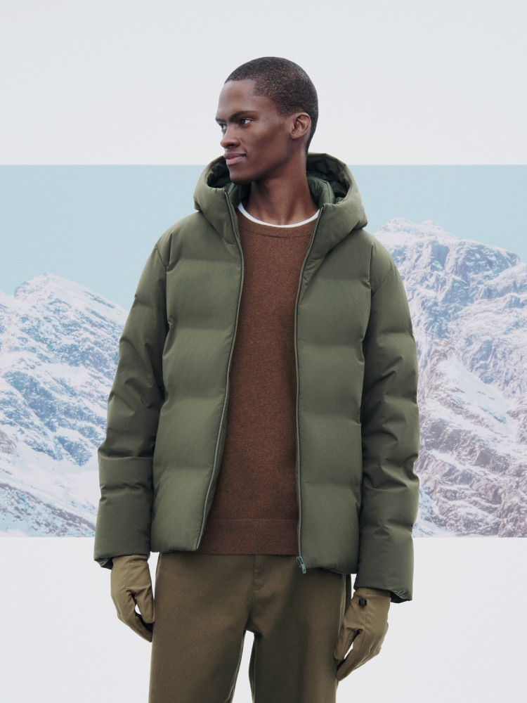 Mens uniqlo puffer jacket on sale