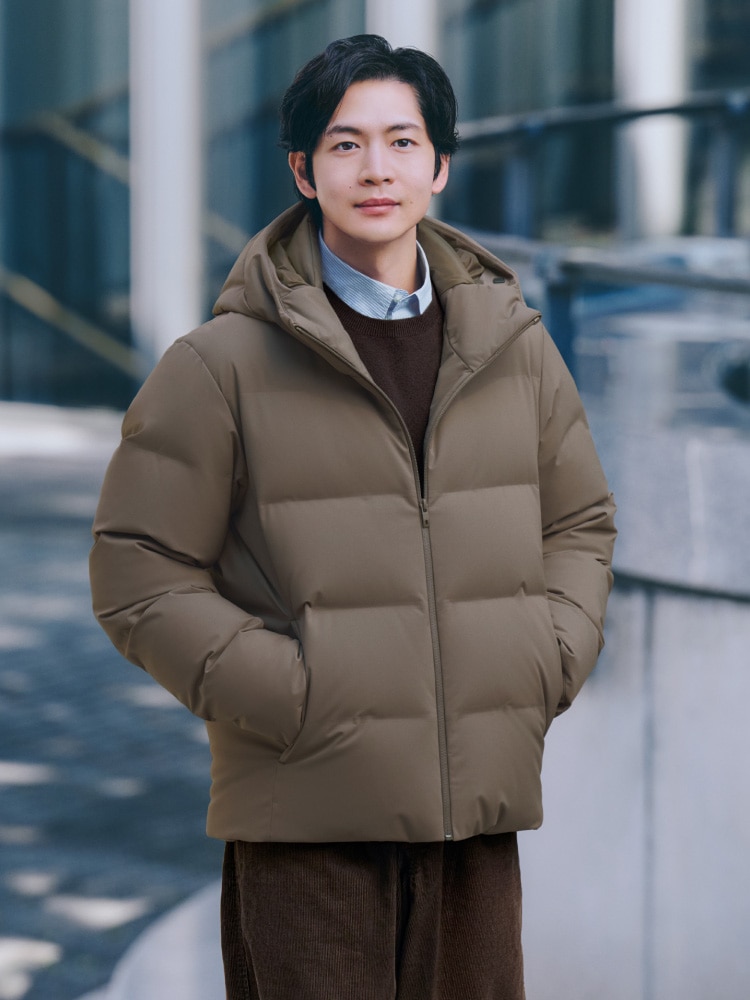 パーカー ダウンパーカー メンズ ダウンジャケット 新作 暖かい 冬 スタジャン 無地 フード付き シンプル モード おしゃれ ブラック M