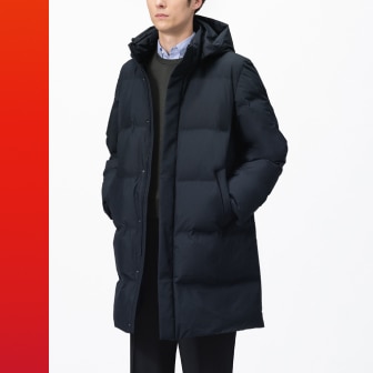 シームレスダウンコート