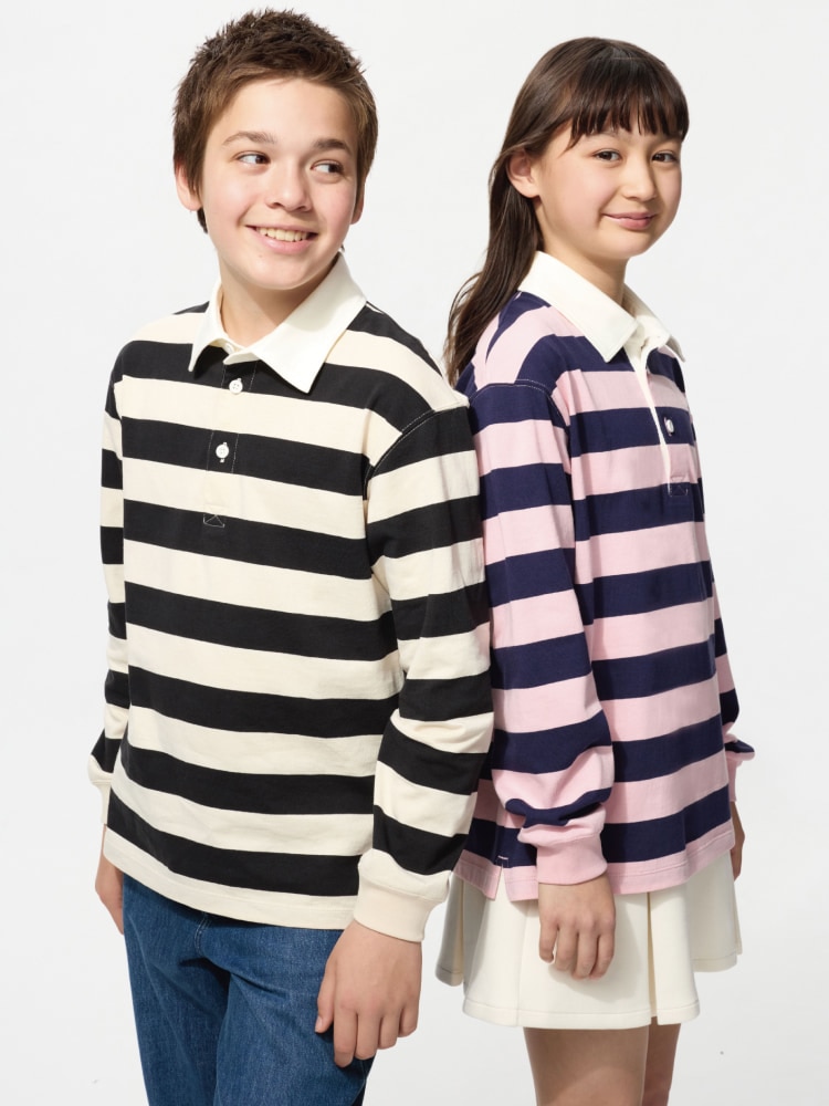ユニクロ　キッズ　140サイズ　24着セット　まとめ売り ユニクロ公式 | KIDS オーバーサイズカラーブロックT（半袖）