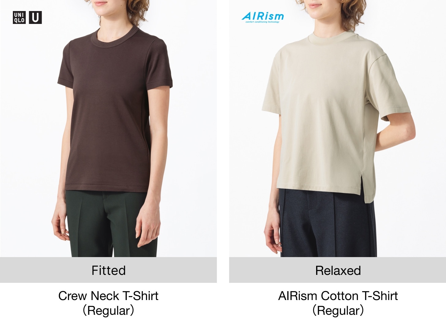 【美品】UNIQLO/レディース/半袖/Tシャツ/カーキ/無地/シンプル UNIQLO（ユニクロ）の「WOMEN ロングVネックT（半袖）（Tシャツ