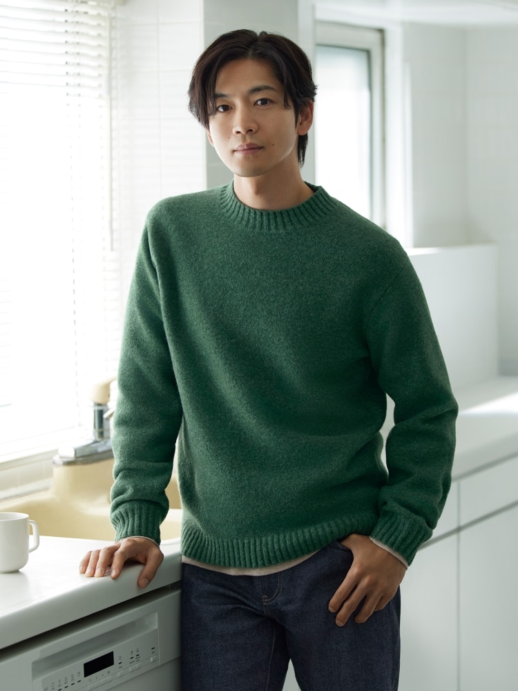 新品 ニット セーター メンズ カジュアル 長袖 秋冬 ハイネック カットソー 厚手 おしゃれ ファスナー 刺繍 ログ付き 3色 ネイビー XL 長袖ニット・セーター | カジュアルインナー | メンズ | はるやま公式通販