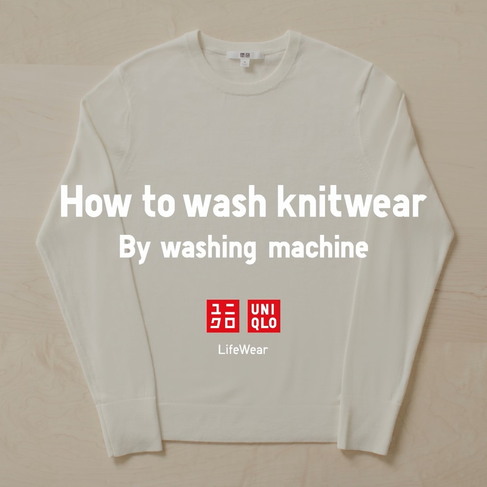How to wash knitwear (washing machine)